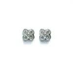 Earrings - White Gold -  Diamond