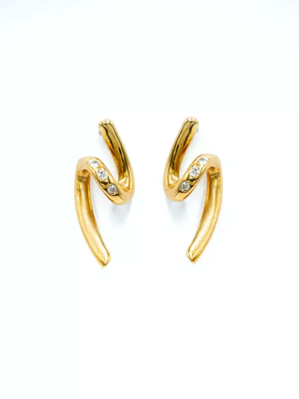 Earrings - Gold - Diamond