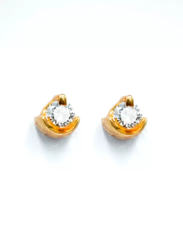 Earrings stud - Yellow Gold