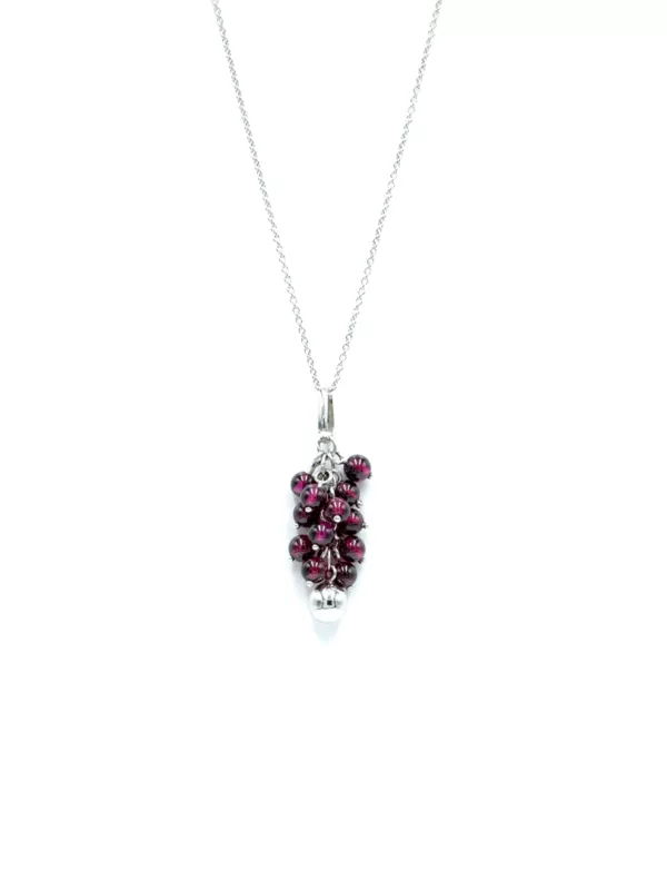 Pendant - Garnet Bead