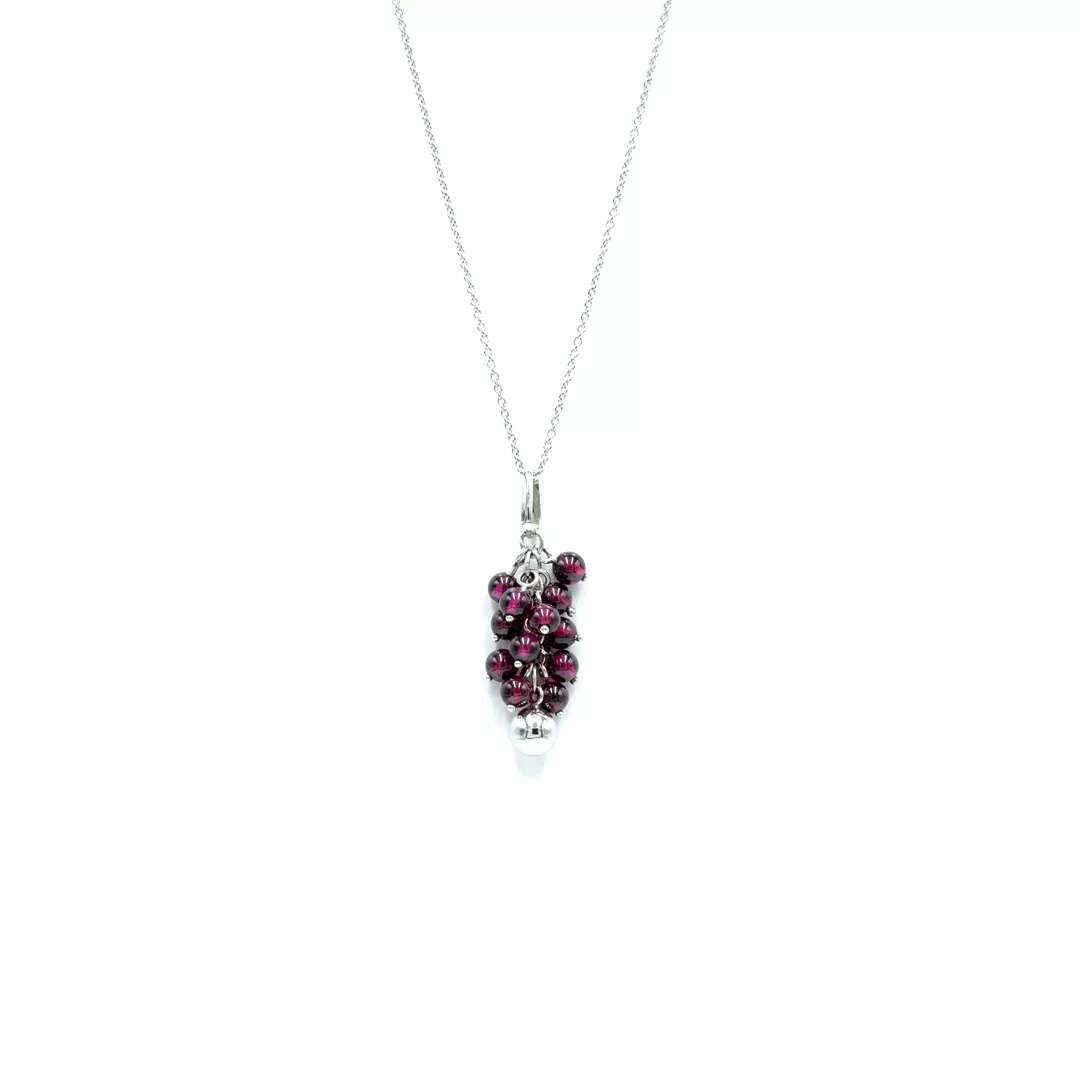 Pendant - Garnet Bead