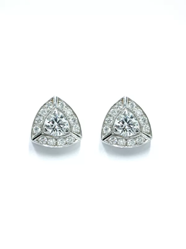 Earrings - White Gold - Diamond