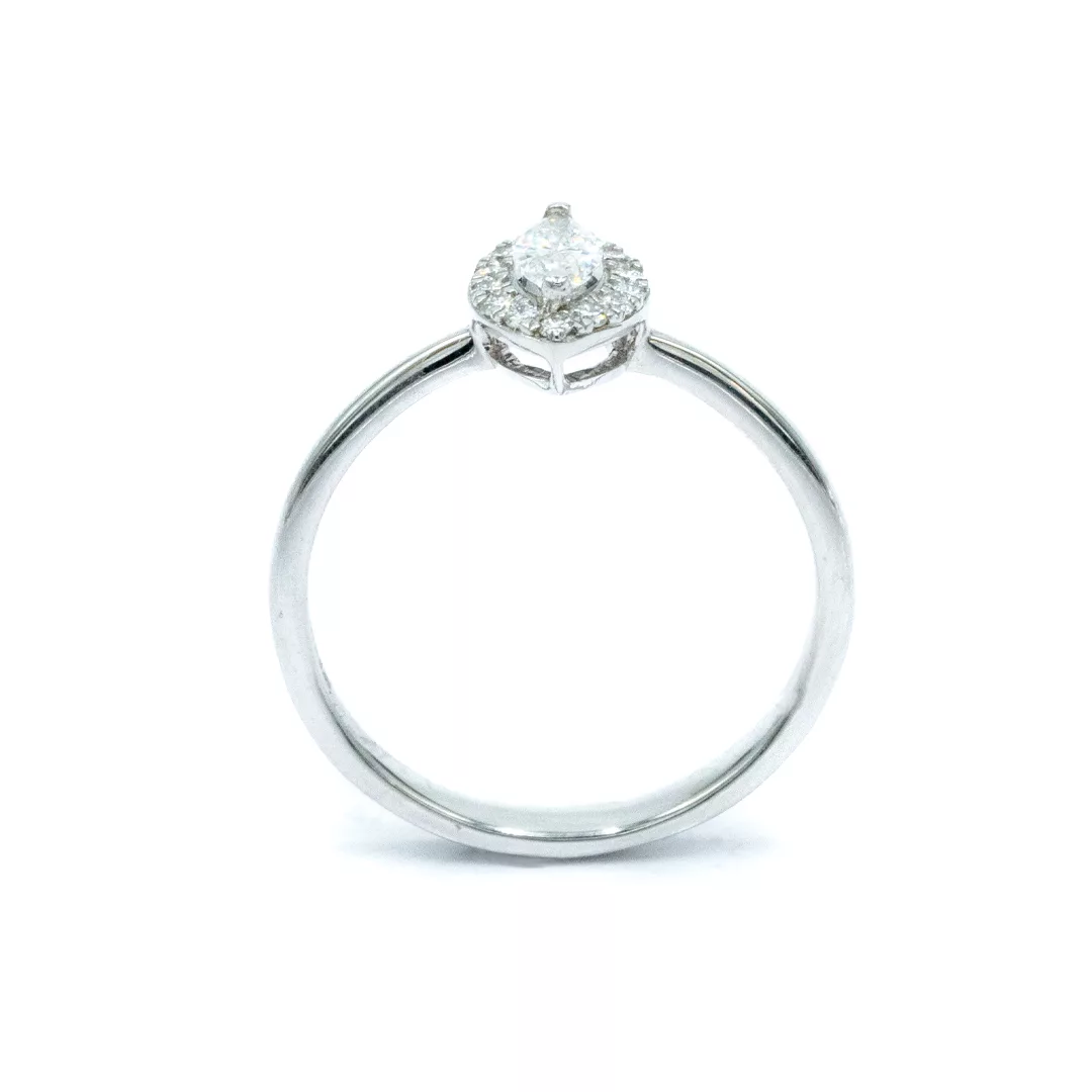 Ring - White Gold with Diamonds