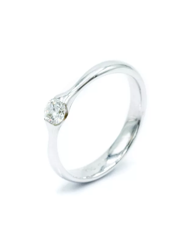 RIND SOLITAIRE WHITE GOLD DIAMOND