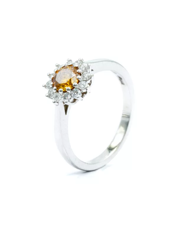 Ring - Yellow Cognac Diamond