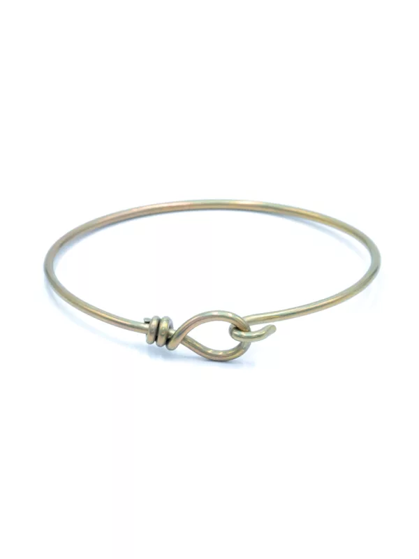 Knot Bracelet - Titanium Bangle