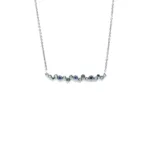 Necklace - sunset collection - white gold with diamonds