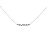 Necklace - sunset collection - white gold with diamonds