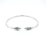 Bracelet - Bangle Crayon Silver