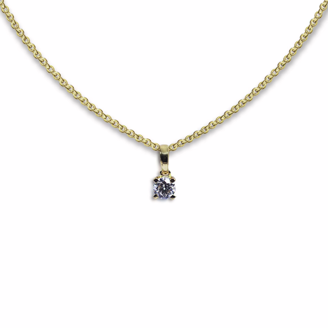 Pendant - Yellow Gold Diamond