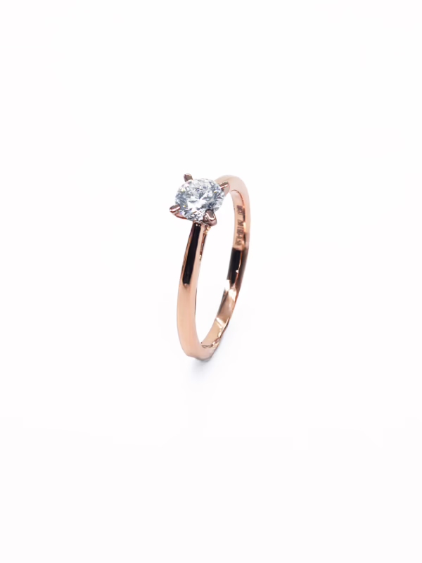 Ring – Rose Gold Diamond Solitaire