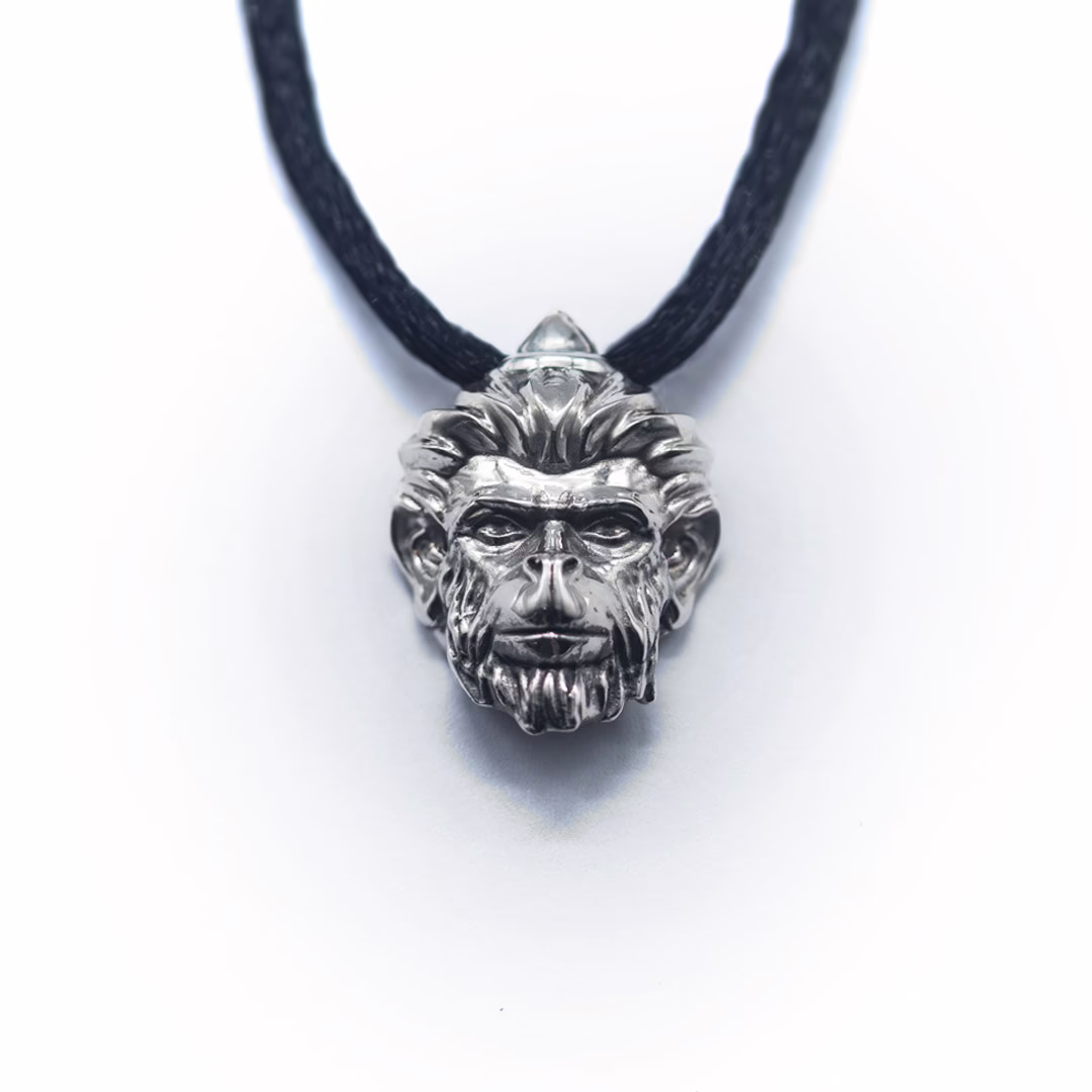 Pendant-Hanuman in Silver