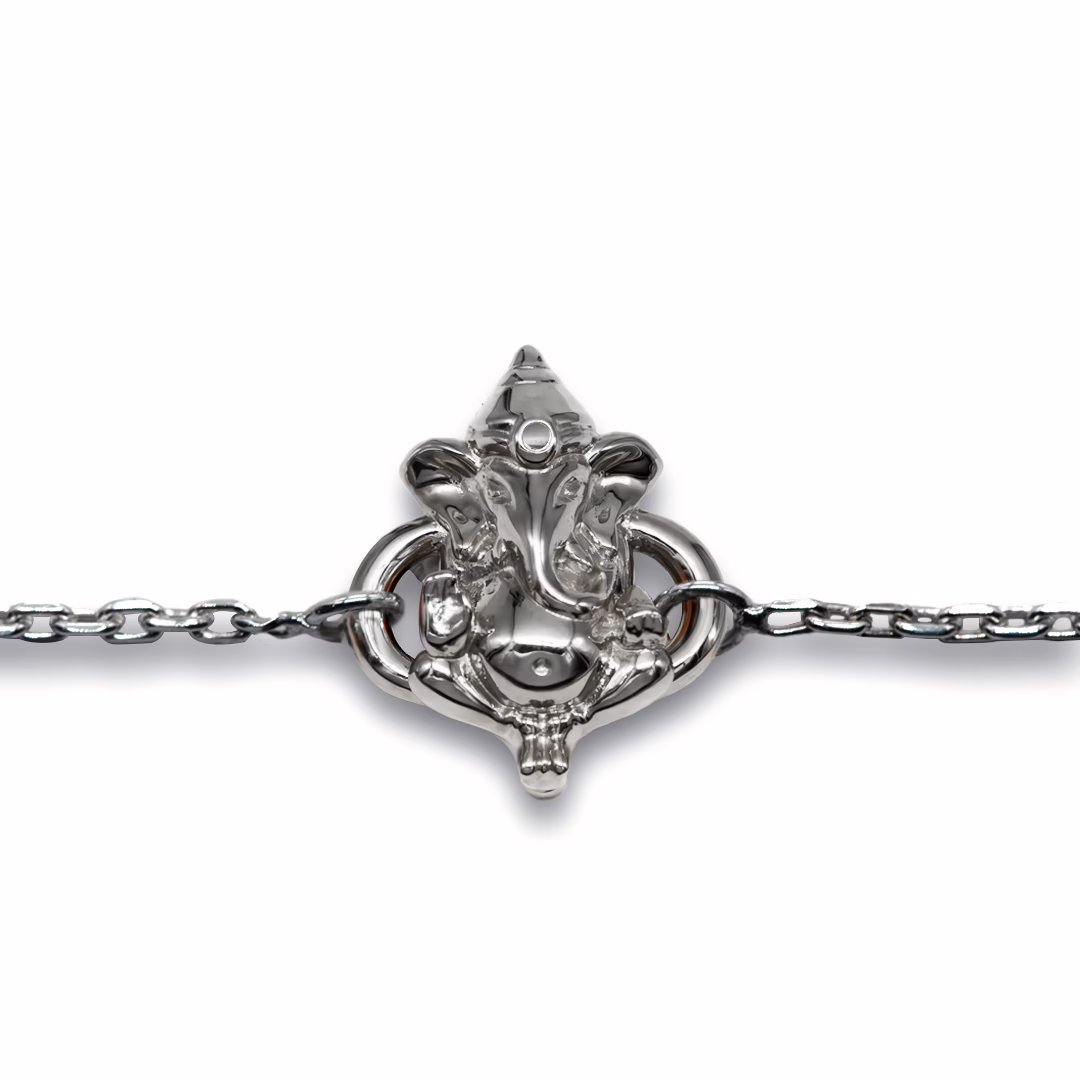 Bracelet-Ganesh bracelet in Silver