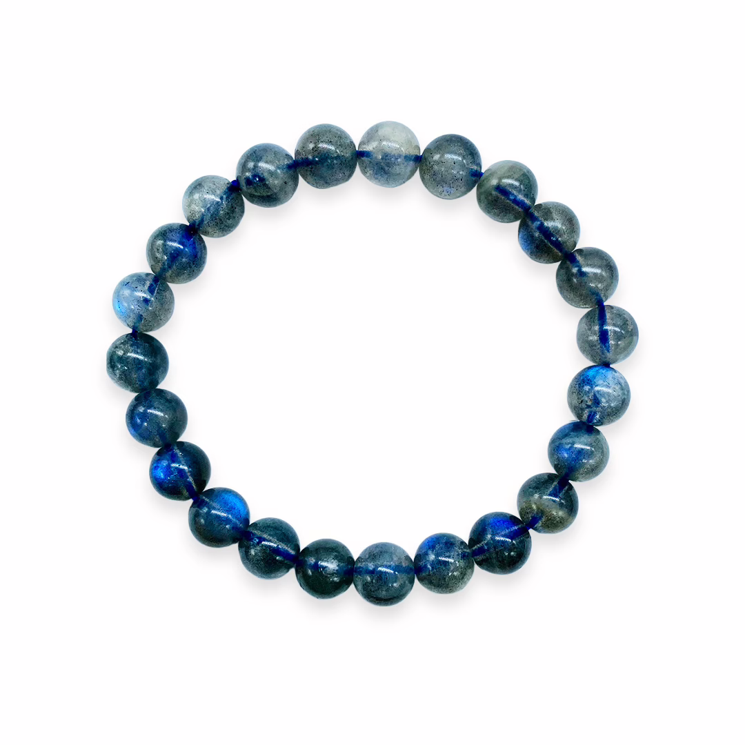 Bracelet - Moss Agate Natural Stone Beads