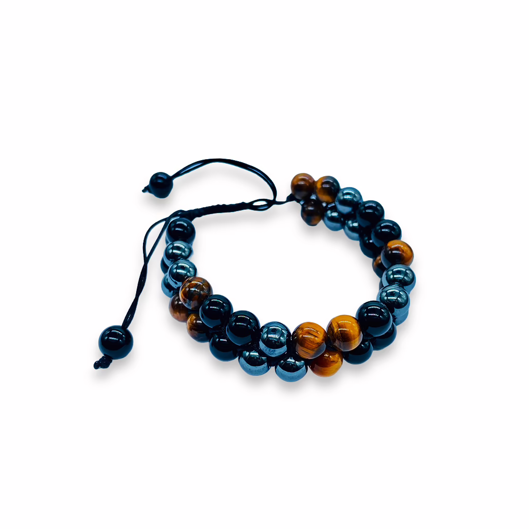 Bracelet-Obsidian Tiger Eye stone