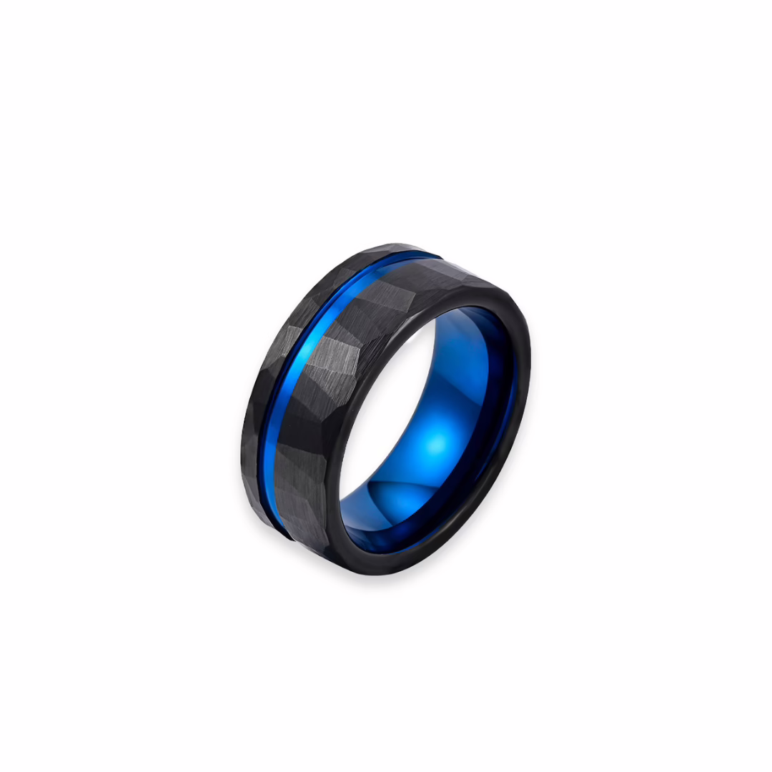 Ring-Electric Onyx Tungsten Carbide