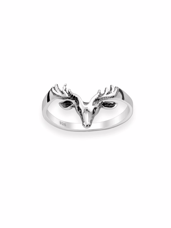 Ring-Silver Deer