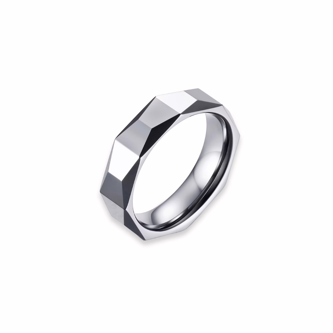 Ring- Steel Prism Band